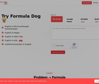 Formula Dog