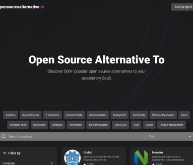 Open Source Alternatives to Proprietary Software