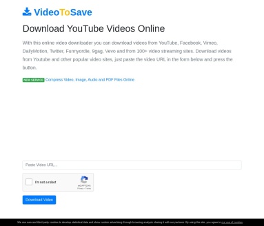 Youtube视频下载VideoToSave