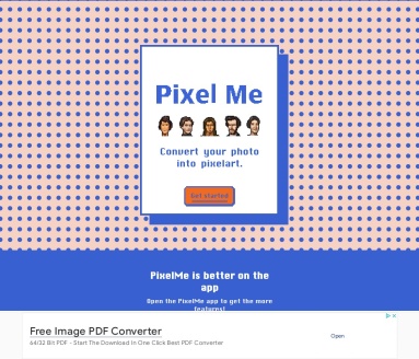 像素画肖像生成工具-PixelMe
