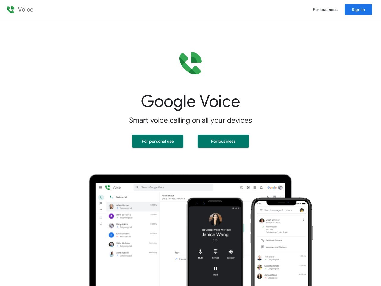 Google voice