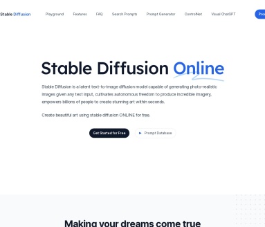 Stable Diffusion Online