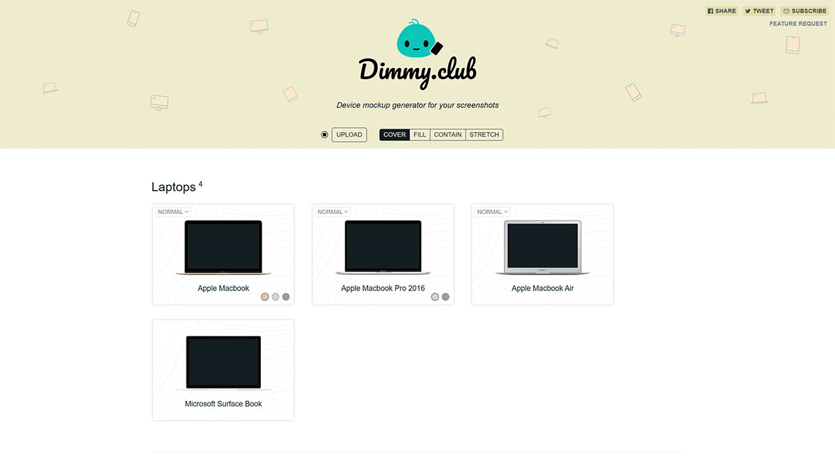 Dimmy.club 样机模型生成器