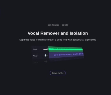 vocalremover人声分离