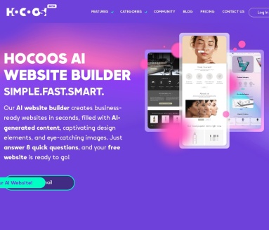 Hocoos AI Website Builder