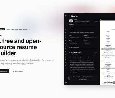 Reactive Resume