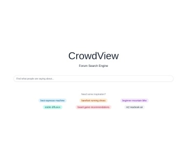 CrowdView官网