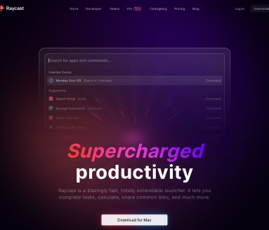 Raycast AI官网