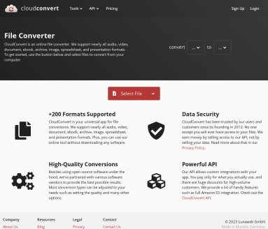 Cloudconvert 云转换