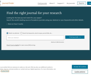 ElsevierJournal Finder