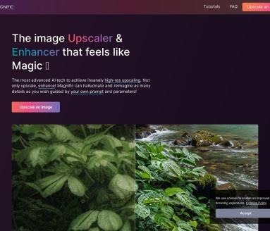 Magnific AI — 感觉就像魔法的放大器和增强器