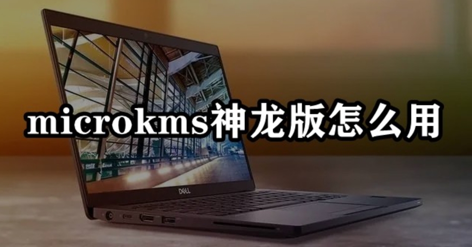 microkms神龙版怎么用 microkms神龙版激活步骤是什么 热门软件技巧解析教程和日常应用问题教程