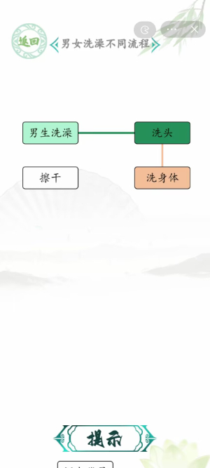 汉字找茬王男女洗澡怎么通关