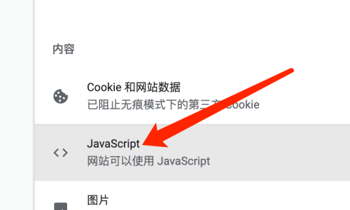 谷歌浏览器Google Chrome For Mac如何设置不允许网站使用JacaScript 教程 热门软件技巧解析教程和日常应用问题教程