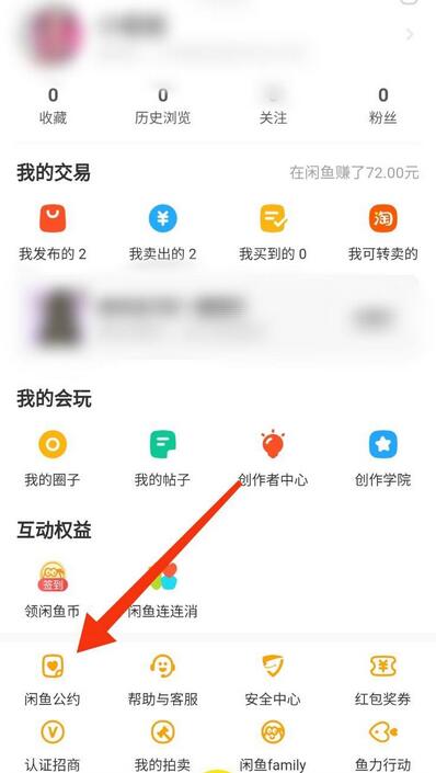 闲鱼如何查看闲鱼公约 闲鱼查看闲鱼公约的方法 热门软件技巧解析教程和日常应用问题教程