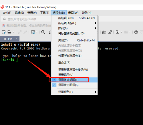 Xshell如何设置显示终端标题 Xshell设置显示终端标题的方法 热门软件技巧解析教程和日常应用问题教程