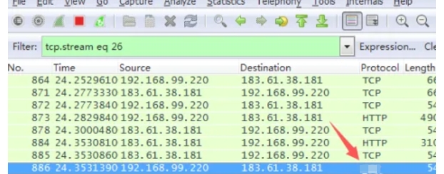 Wireshark数据流追踪方法：TCP/UDP/SSL等流重组与查看。