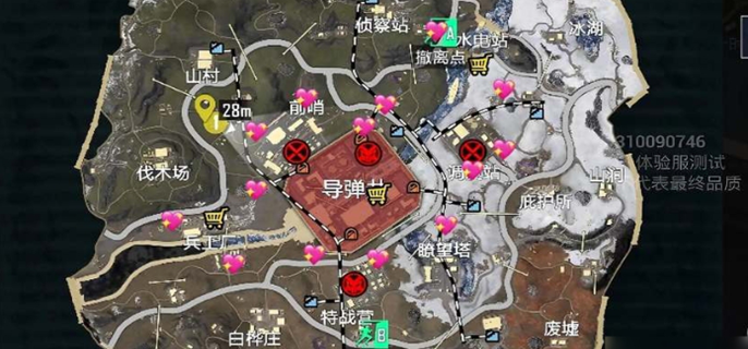 和平精英冰河禁区油桶位置详解