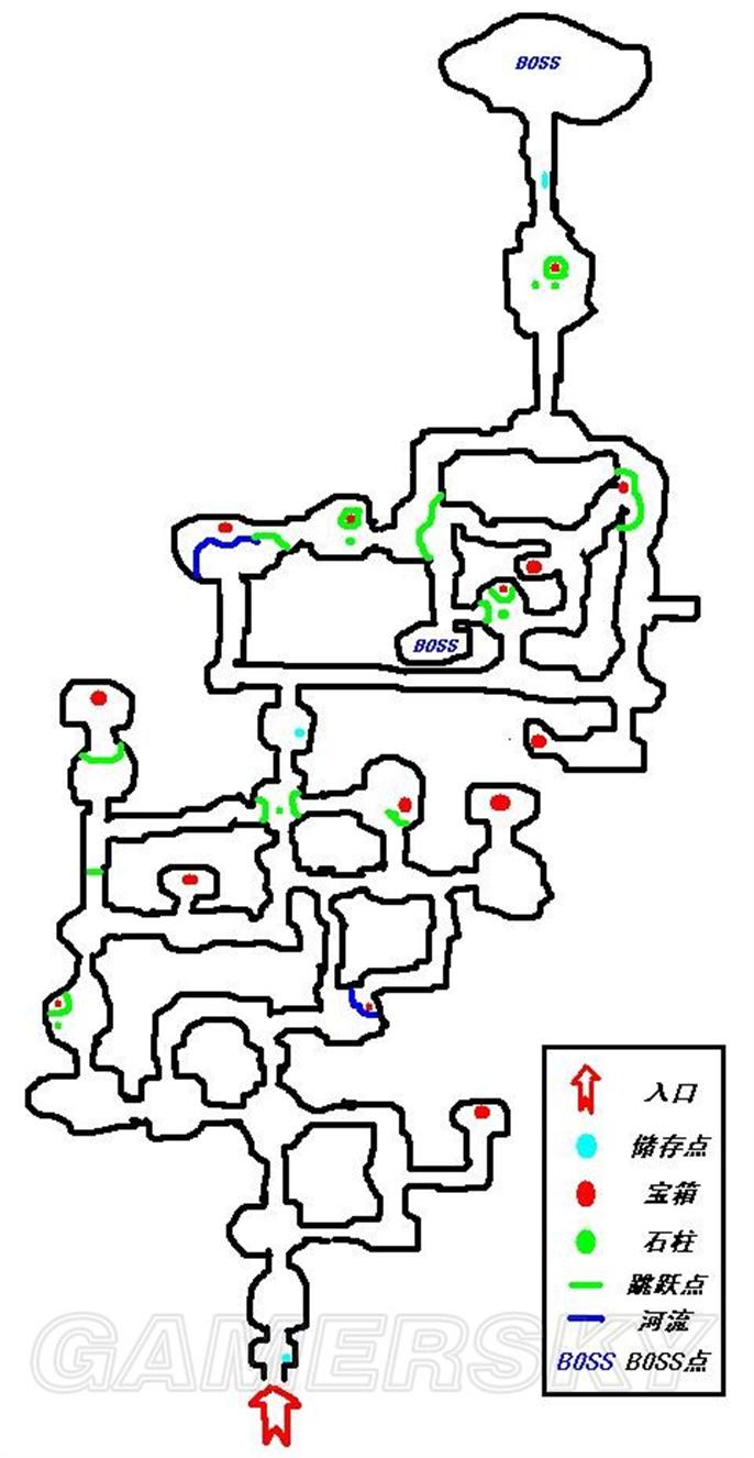 伊苏6纳比斯汀的方舟绿水洞地图路线图：绿水洞究竟该怎么去？