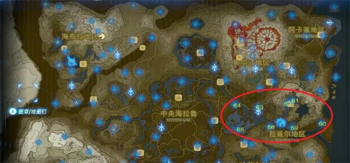《塞尔达传说荒野之息》全神庙地图位置大公开：神庙都在哪？