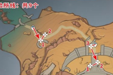 《原神云岩裂叶分布图及采集路线全览，轻松获取必备》