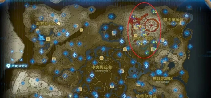 《塞尔达传说荒野之息》全神庙地图位置大公开：神庙都在哪？