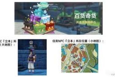 原神百货奇货活动位置在哪？一文带你精准查询
