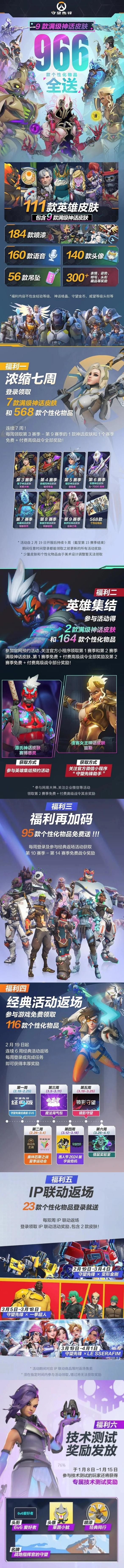 守望先锋国服回归补偿有哪些？一文带你了解回归补偿福利