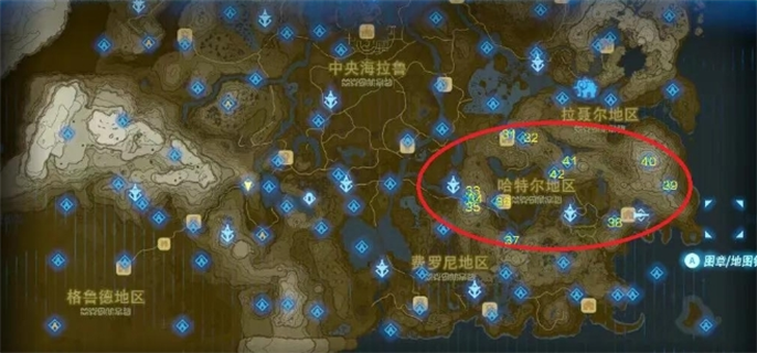 《塞尔达传说荒野之息》全神庙地图位置大公开：神庙都在哪？