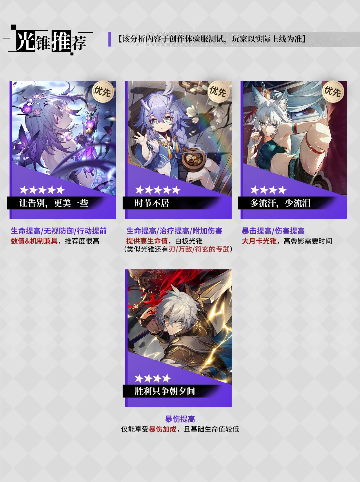 《崩坏星穹铁道遐蝶光锥推荐：适配遐蝶的最佳光锥选择》