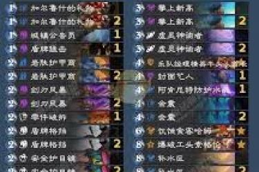 炉石传说星舰补水奥丁无限战卡组分享及使用指南