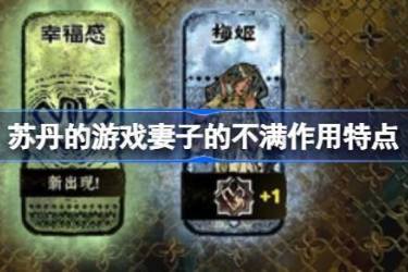 苏丹游戏中妻子不满如何消除？妻子不满消除方法大揭秘