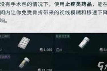 《探秘三角洲行动药品系统：独特玩法全解析》