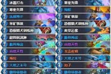 炉石传说标准快攻DK卡组分享：上分利器玩法全解析