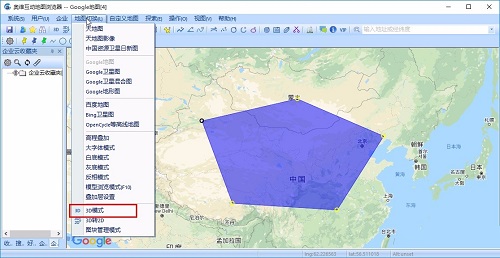 奥维互动地图浏览器如何切换3D模式 奥维互动地图浏览器切换3D模式的方法