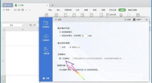 WPS2019在哪关闭自动备份功能 WPS2019关闭自动备份功能的方法