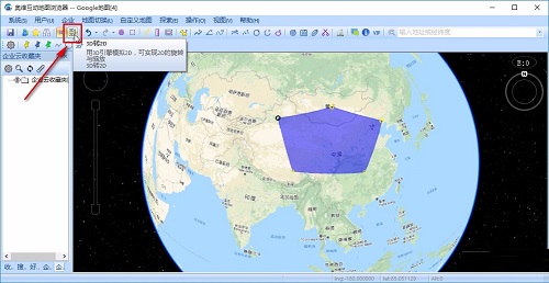 奥维互动地图浏览器如何切换3D模式 奥维互动地图浏览器切换3D模式的方法