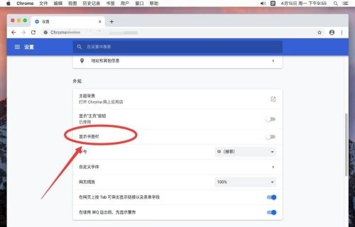 谷歌浏览器Google Chrome For Mac如何显示书签栏 显示书签栏的方法