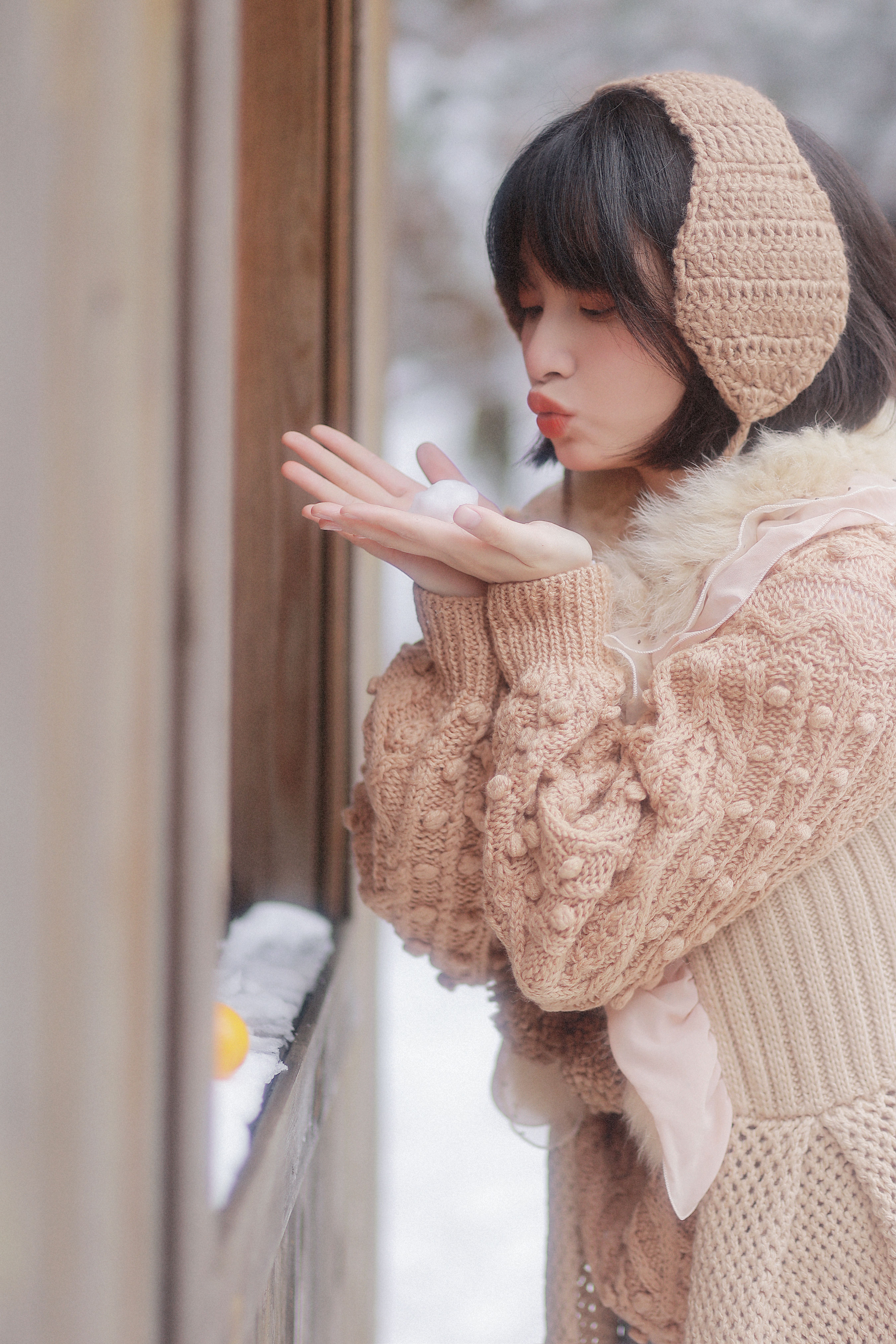 嘿，一起来玩雪。 日系 雪景 冬天 写真集