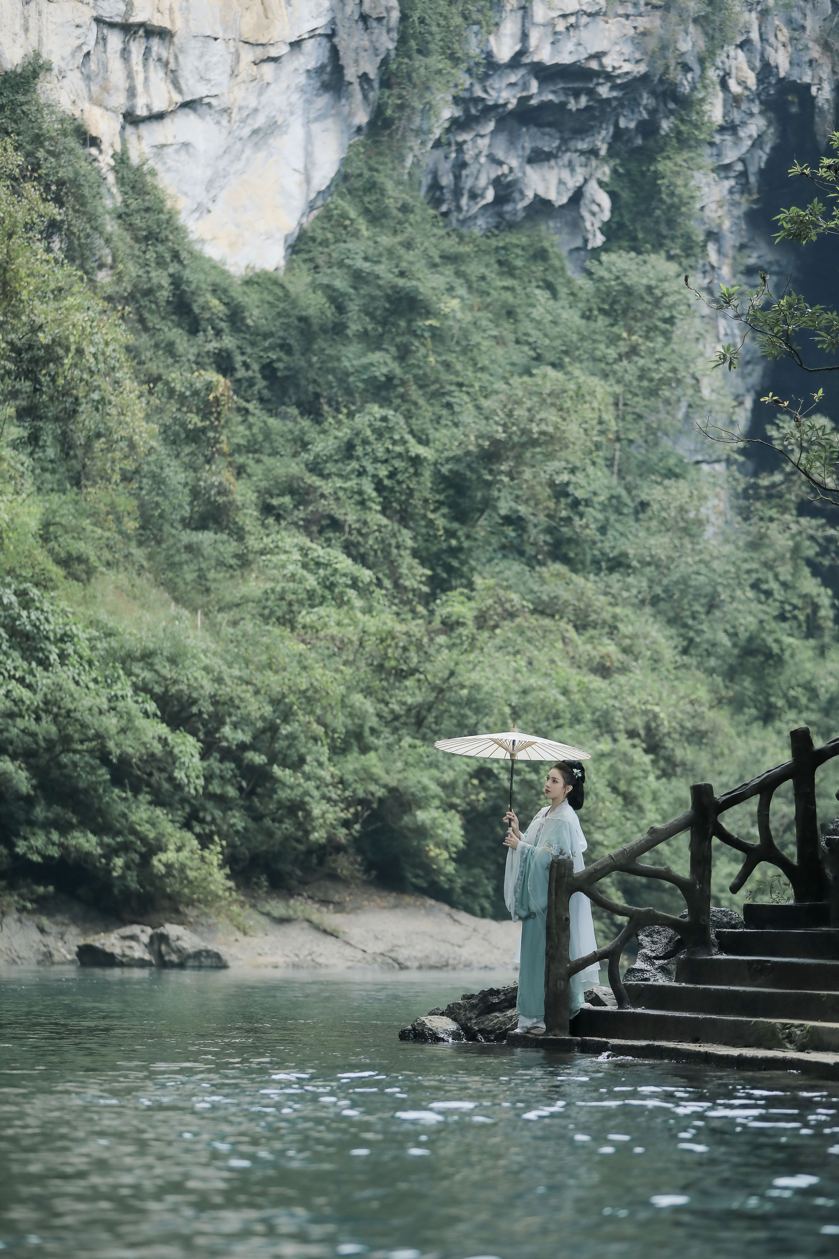 浮生若梦 小溪流水 古风 山林 意境 唯美 精美 艺术