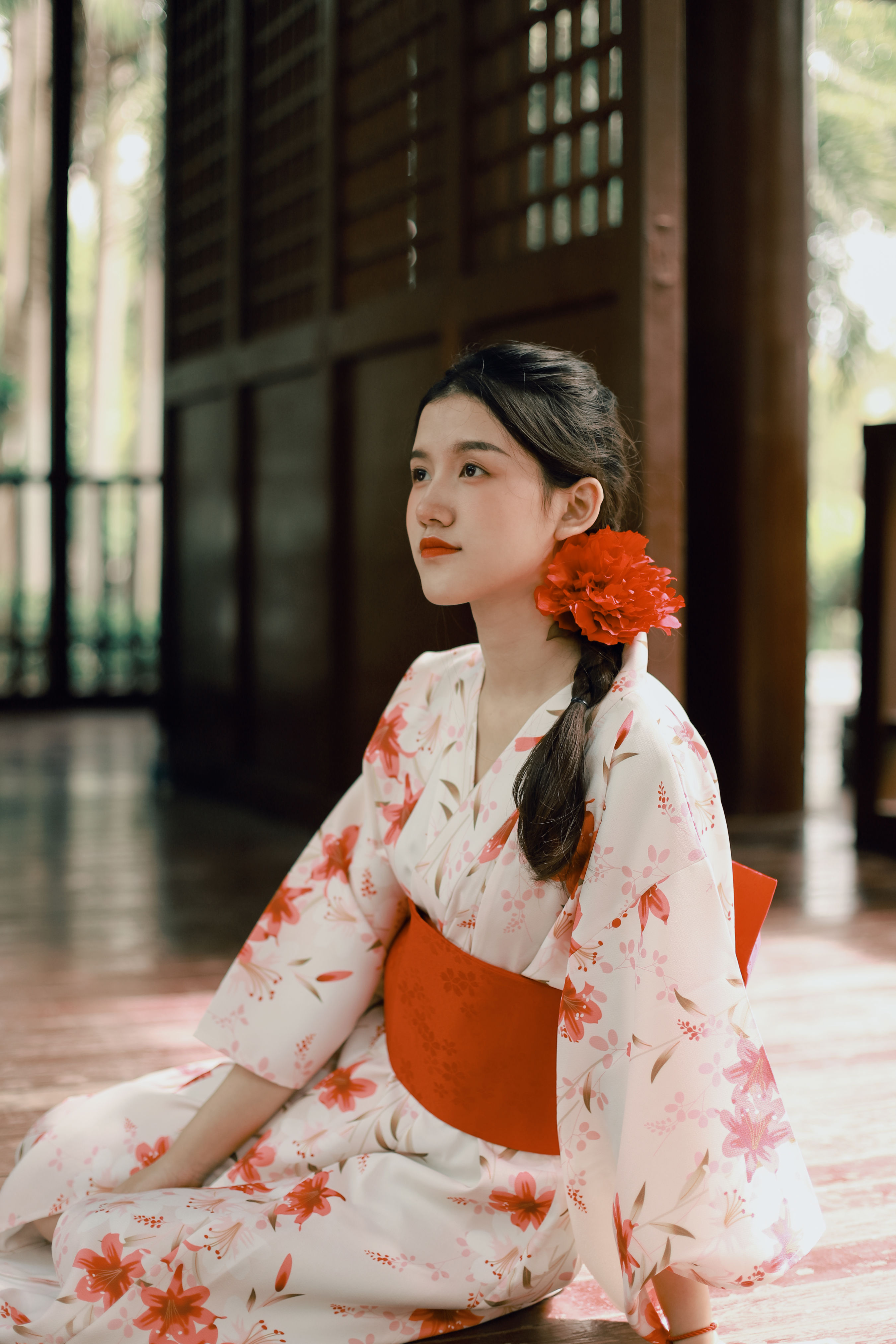 空山雨林 日式和风 养眼 日系 少女