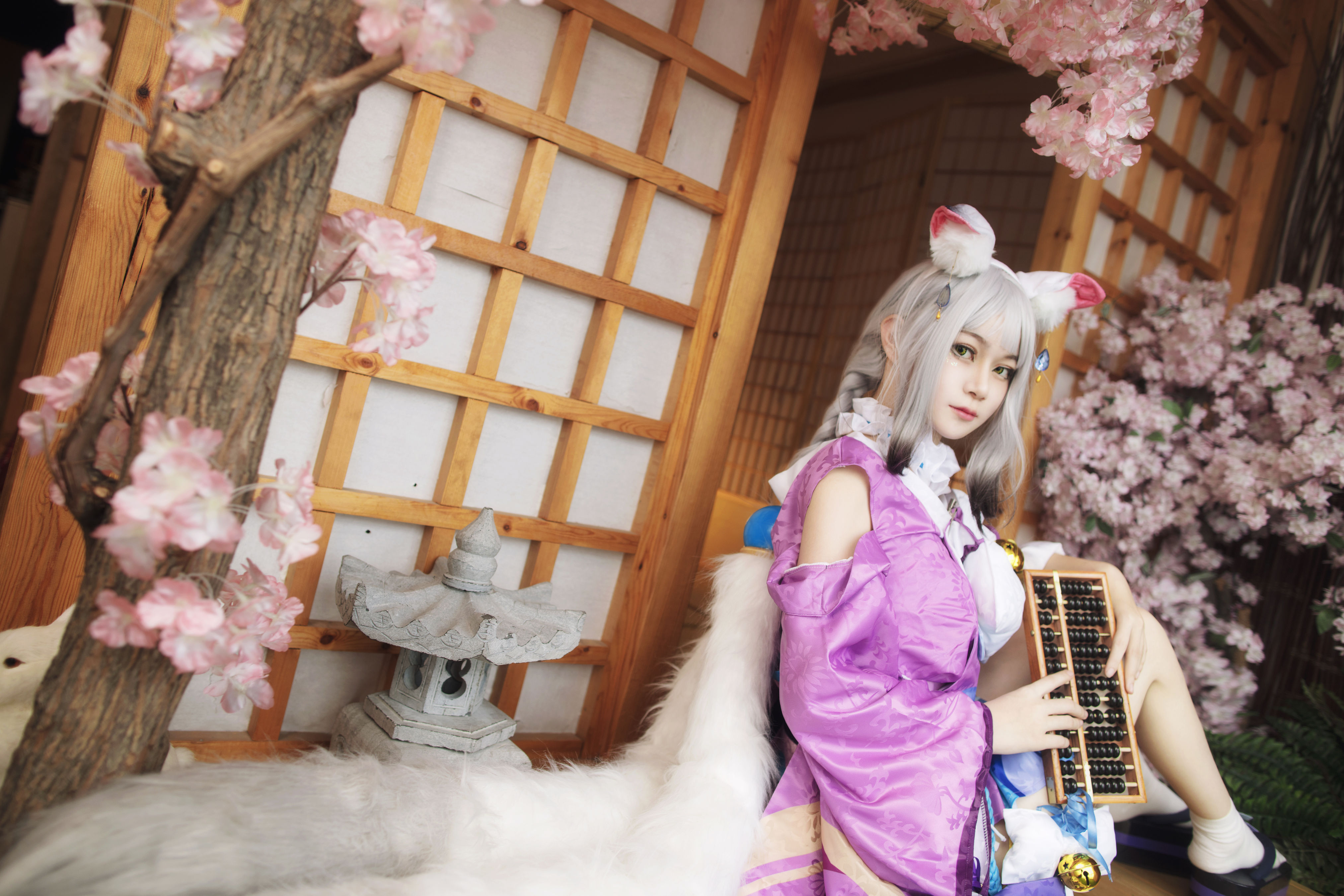 阴阳师：猫掌柜觉醒 Cosplay 少女