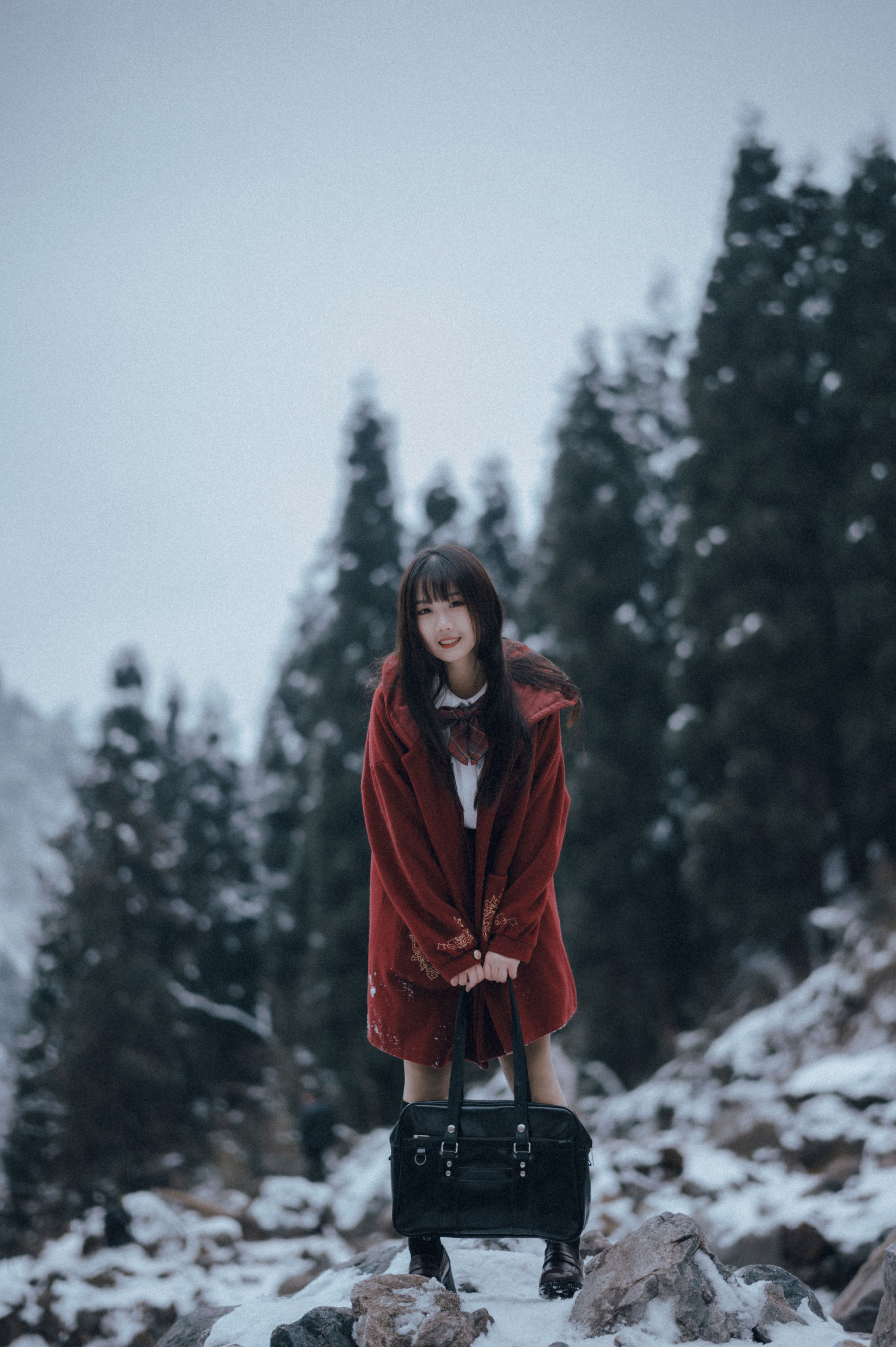 风雪 雪景 胶片 冬天 日系