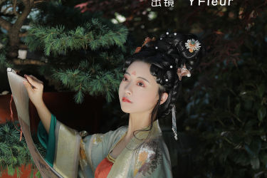 只此青绿 优雅 古风 小清新 唯美 精美 养眼 清冷美人