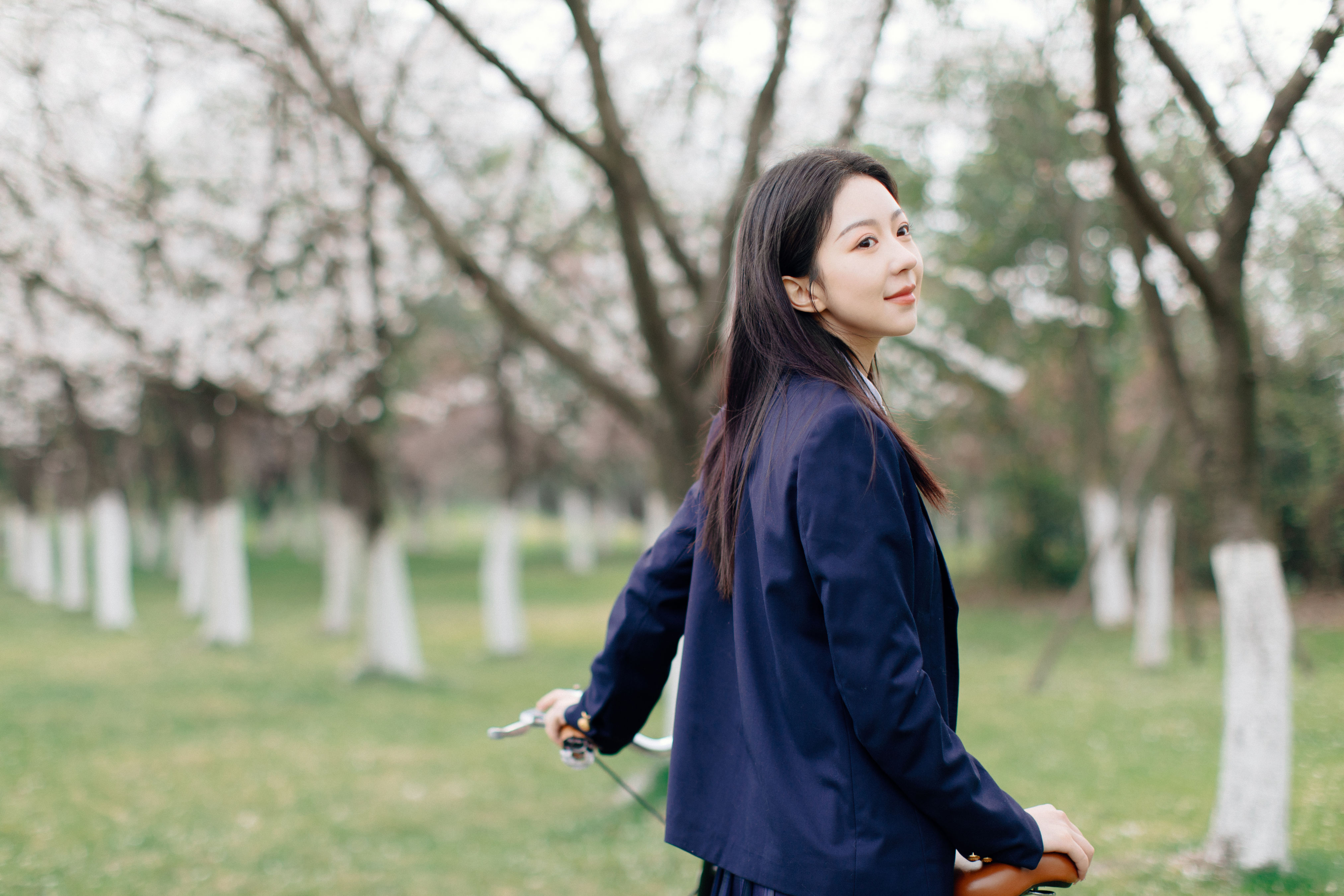 樱花时分 樱花 少女 校花 青春 花 唯美