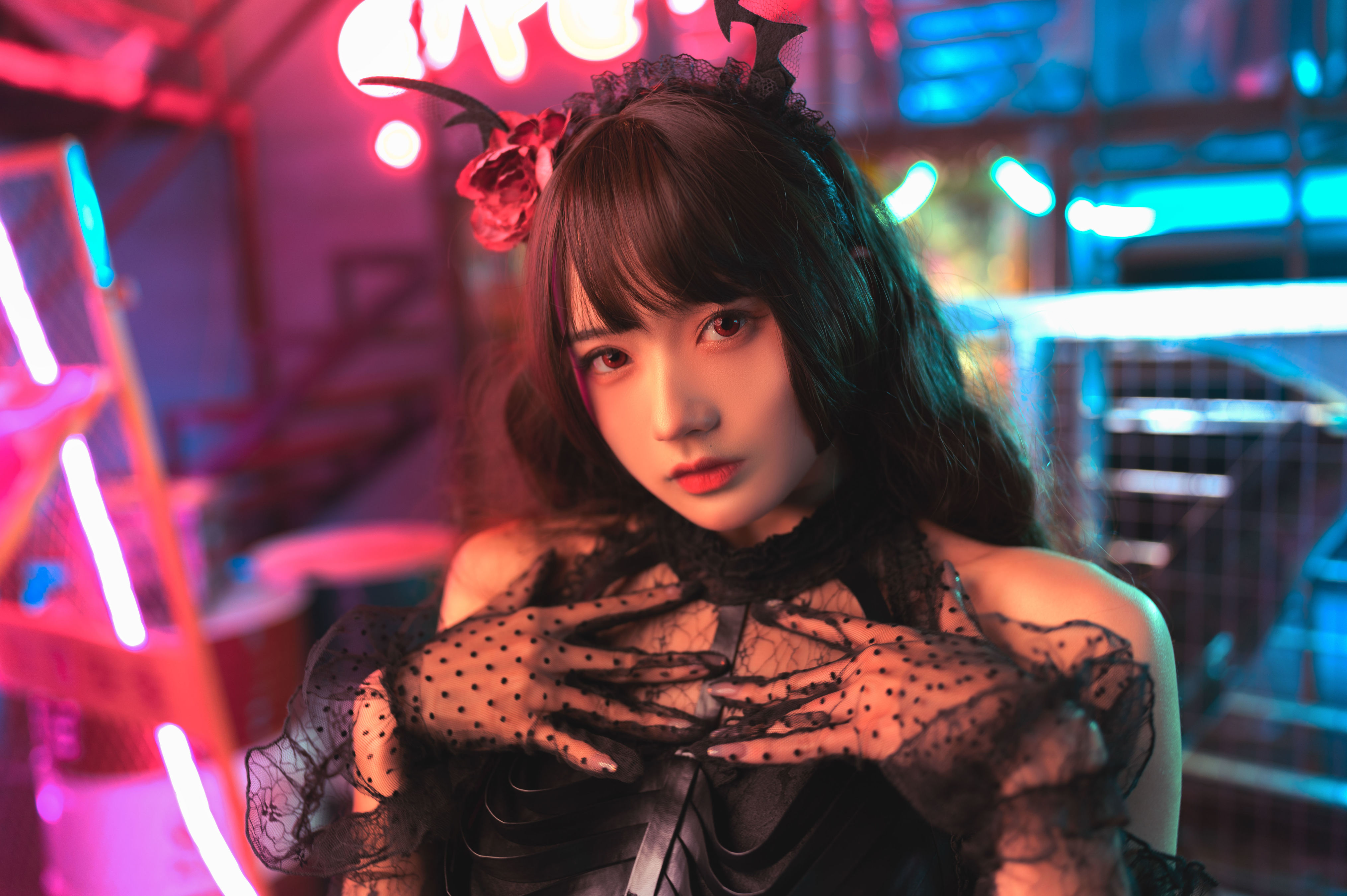 肋骨 Lolita洛丽塔 暗黑系 Cosplay 朋克 精美 非主流