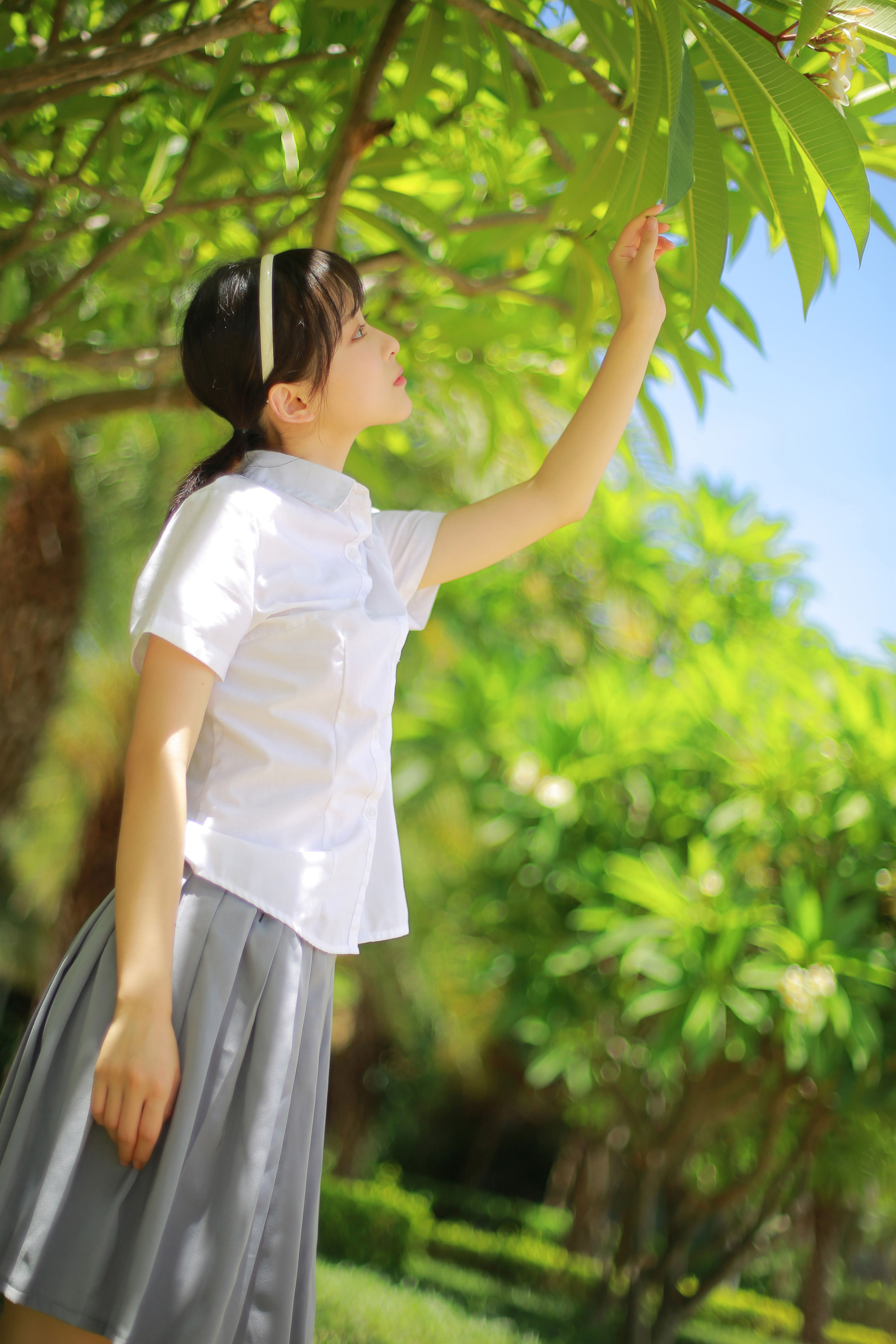 薄荷夏天 小清新 养眼 日系 少女