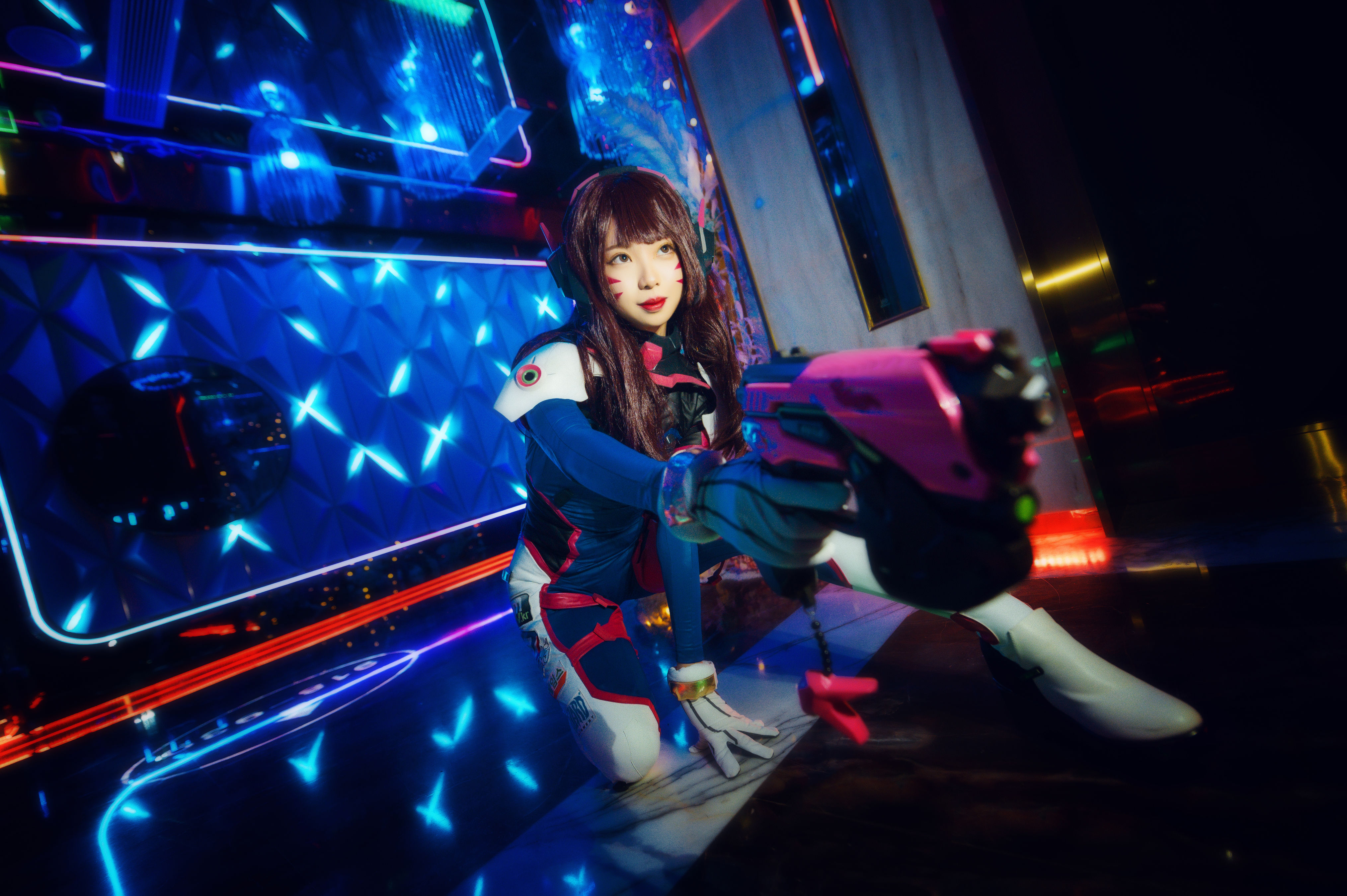 D.Va Cosplay 少女 写真集