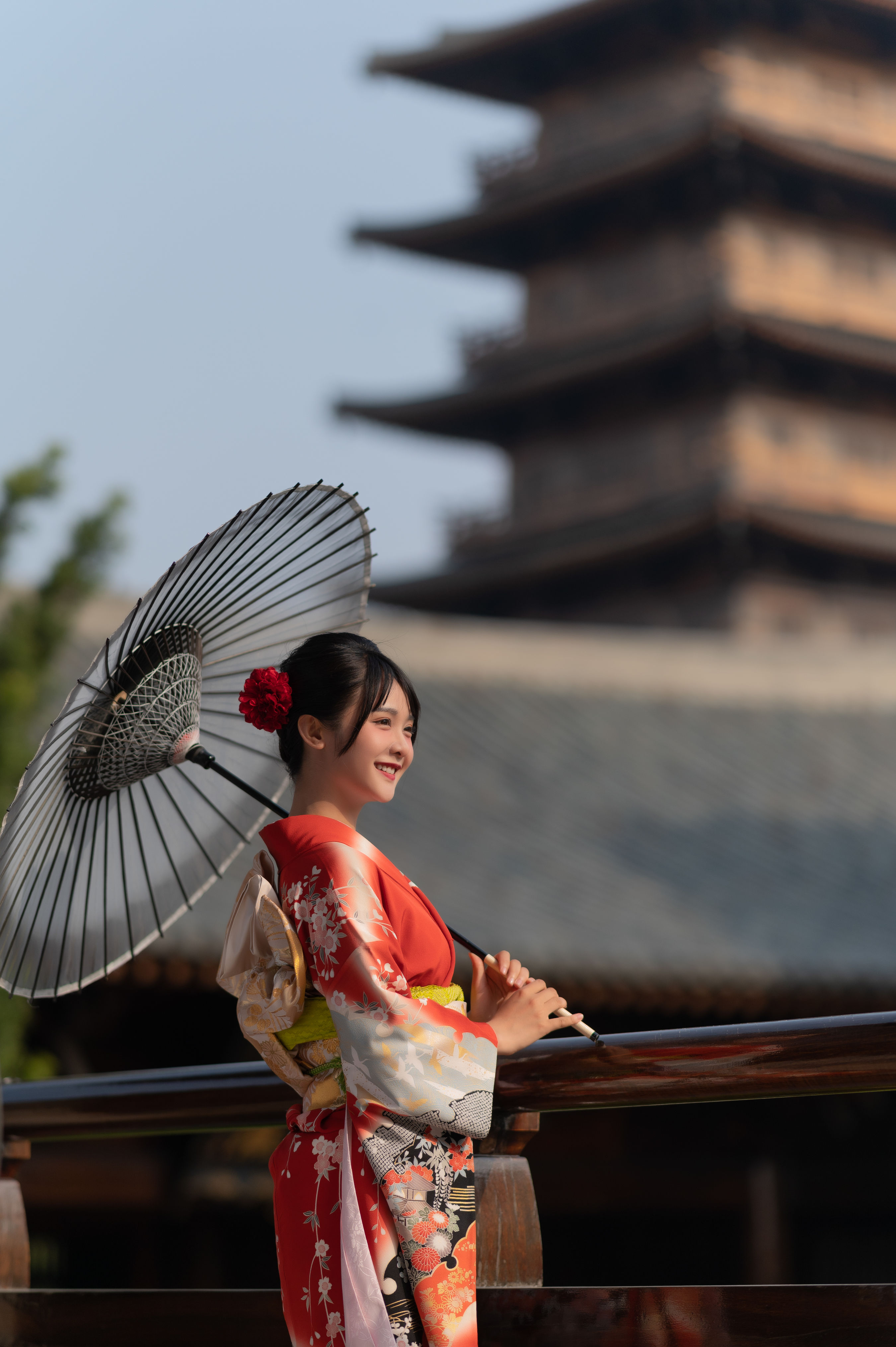 晚唐和风 小清新 日式和风 养眼 女明星 少女 唐风