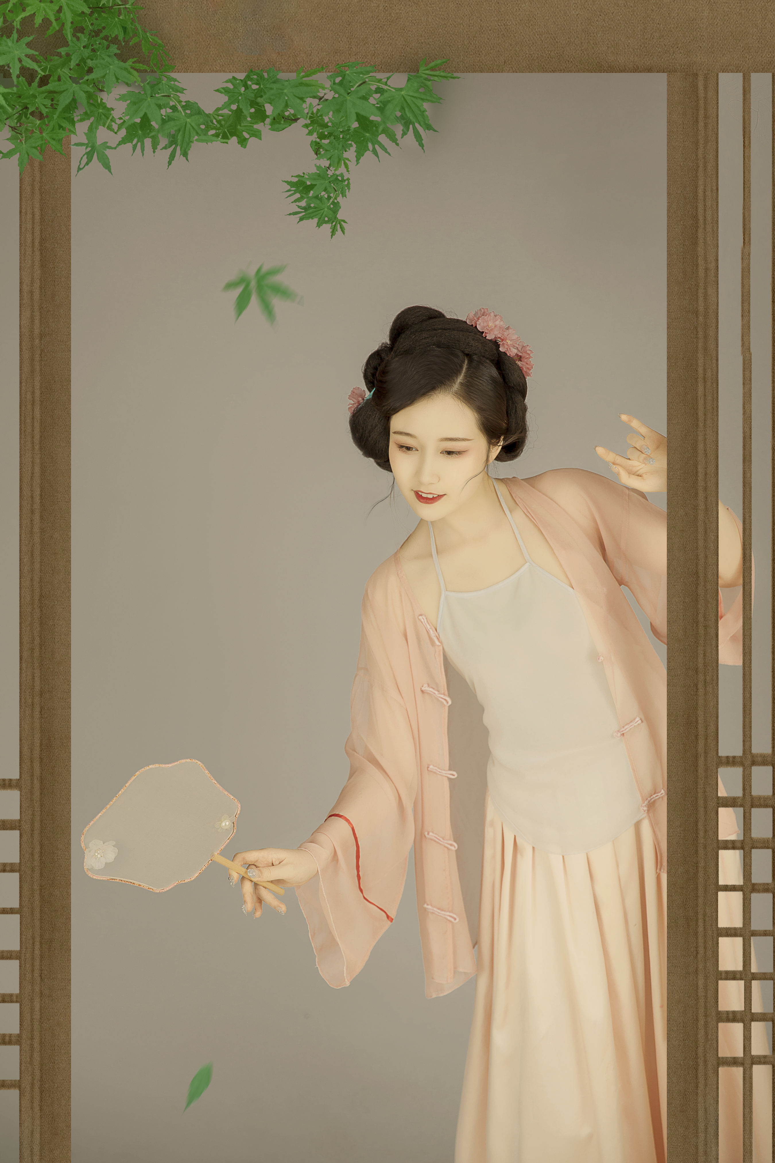 思人远 工笔画 中国风 古风 美女 精美 艺术